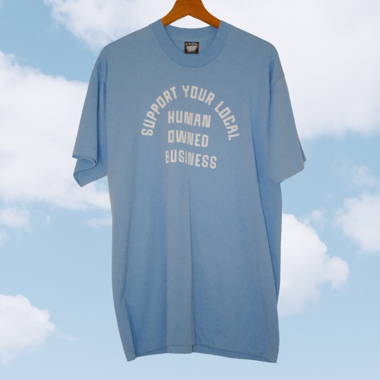 baby blue t-shirt