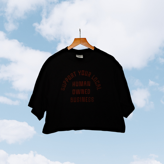 black crop top