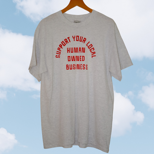 light grey t-shirt