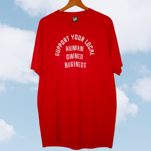 red t-shirt